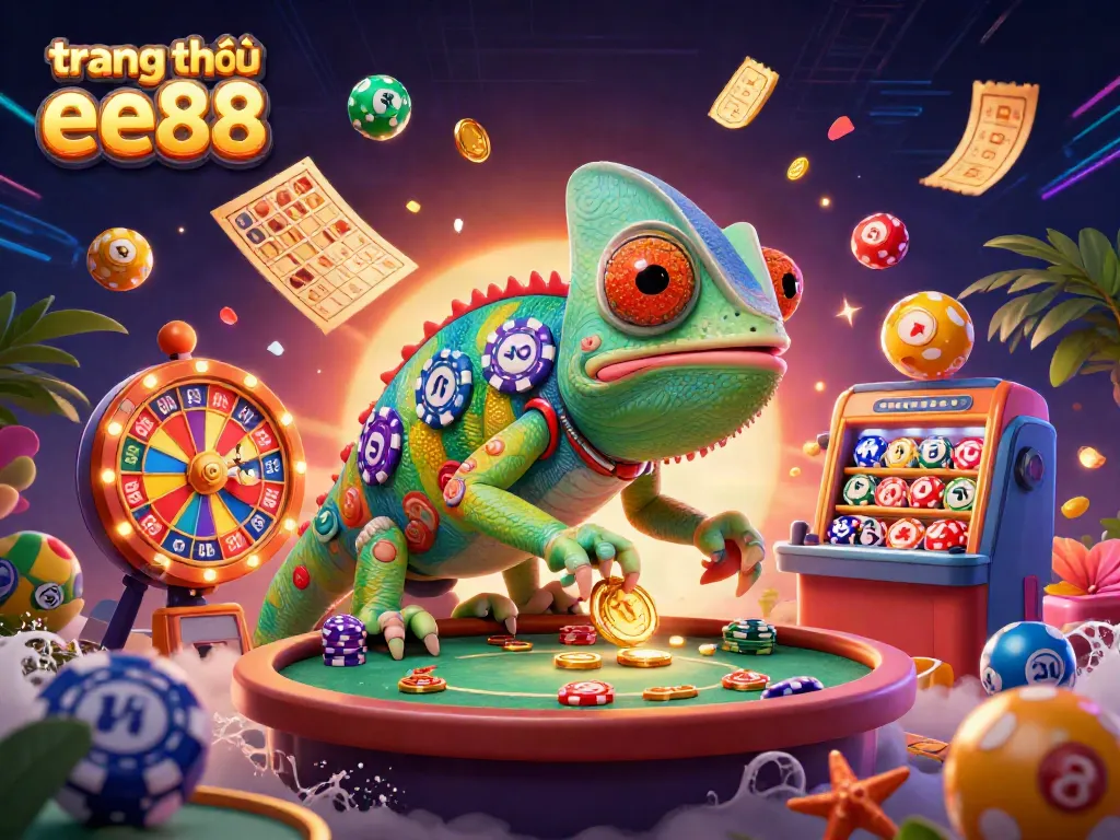 Experience vibrant gaming at trang chủ ee88 with a lively chameleon owner and dynamic casino elements.