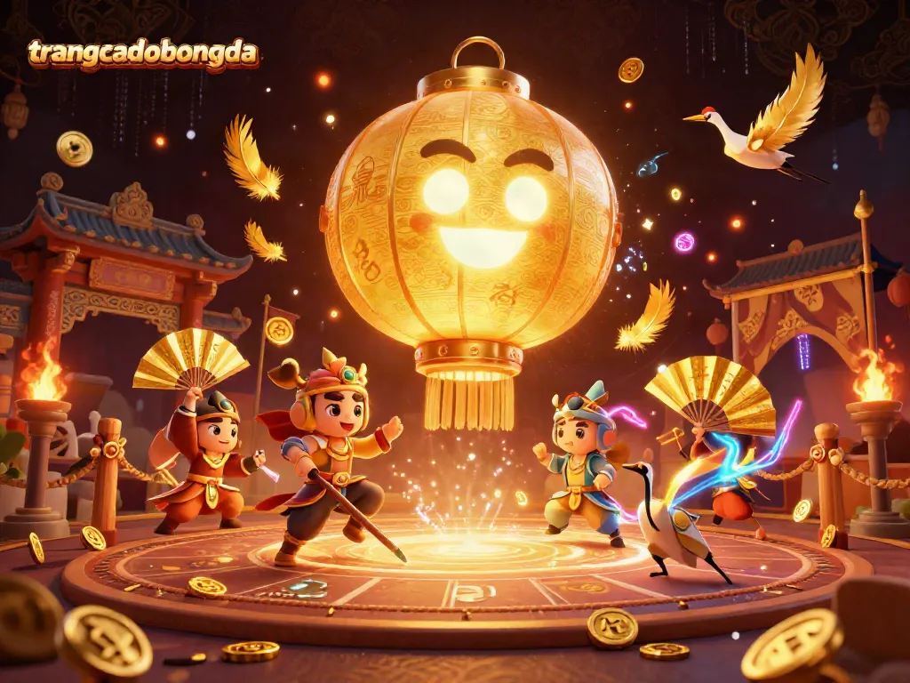 Experience dynamic betting excitement at trangcadobongda with vibrant lantern spirits and casino elements.