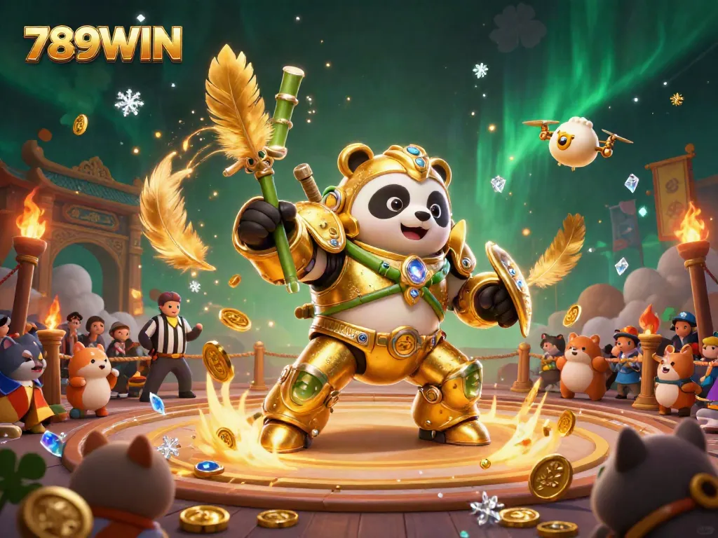 Experience thrilling gameplay at 789WIN with dramatic casino-themed battles in a vibrant arena.