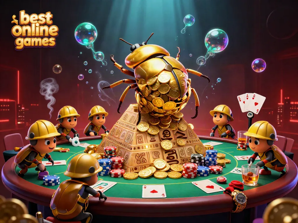 Experience thrilling gameplay with the best online casino games, showcasing unique 3D artistic elements.
