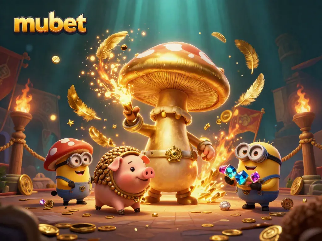 Experience exciting wins with mubet in this vibrant casino scene featuring magical characters.