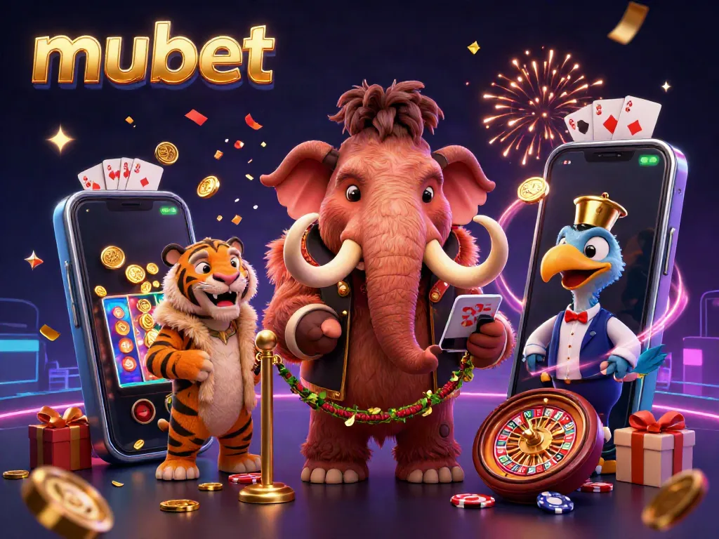Experience the exhilarating world of mubet with a bouncer, VIP guest, and doorman in a dynamic casino scene.